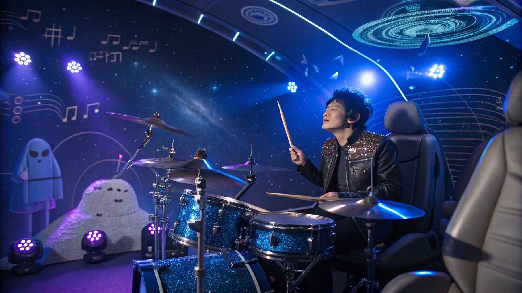 大倉忠義のVIP宇宙ドラム演奏