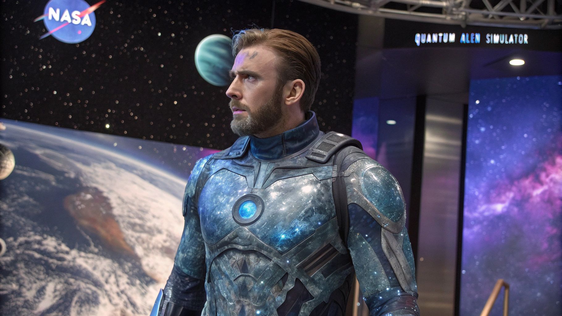 クリス・エヴァンス液体窒素宇宙エイリアン