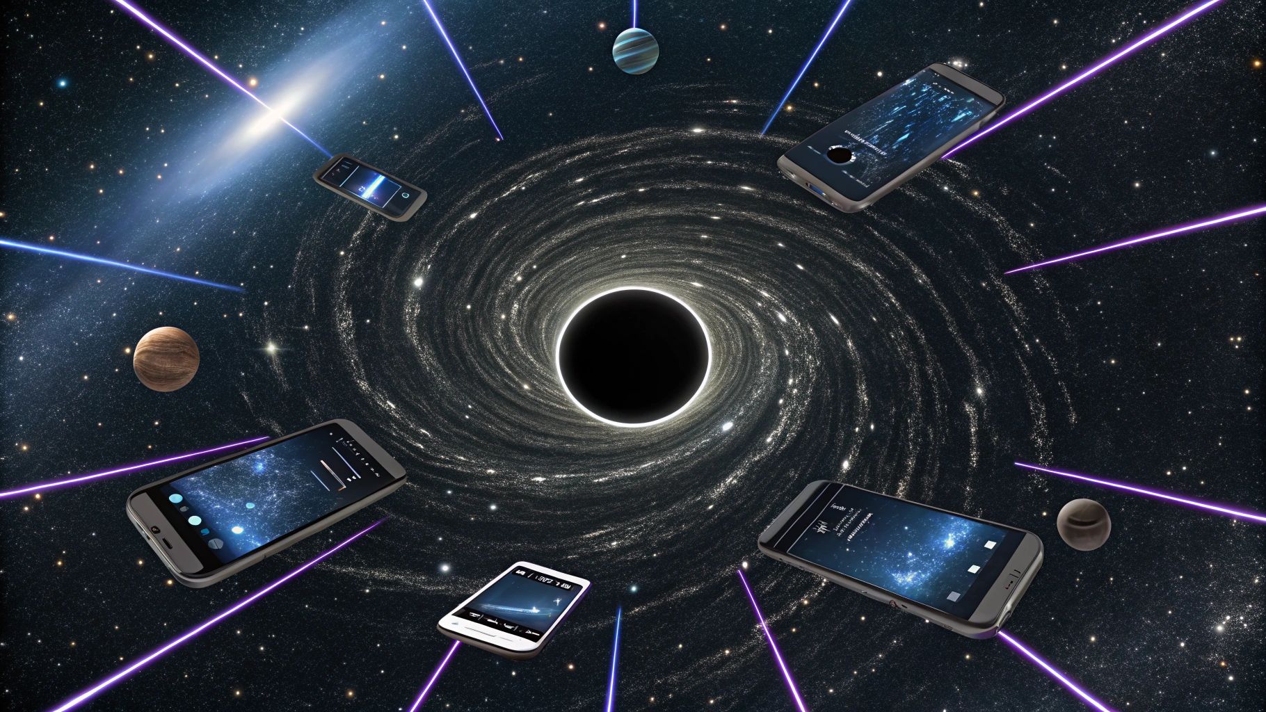 ブラックホールとスマホの宇宙投票