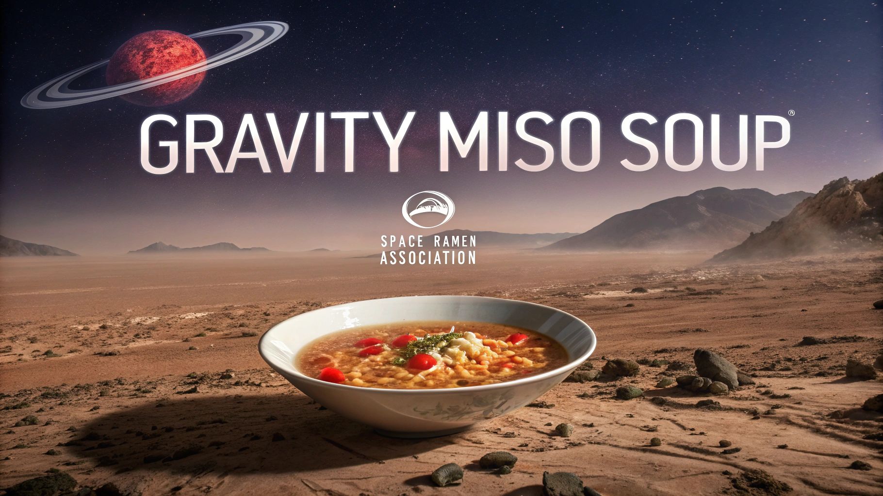 火星ラーメン未来ポスター