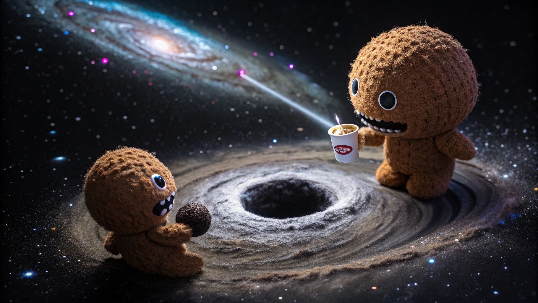 宇宙のタピオカブラックホール