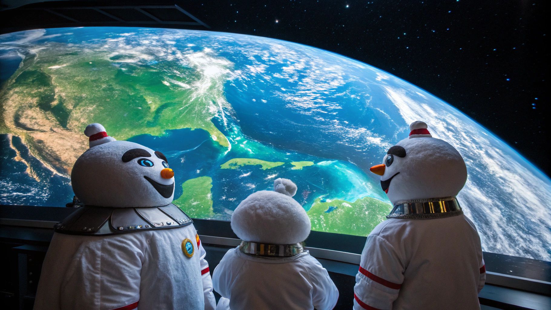 未来派SnowManが宇宙から守る地球