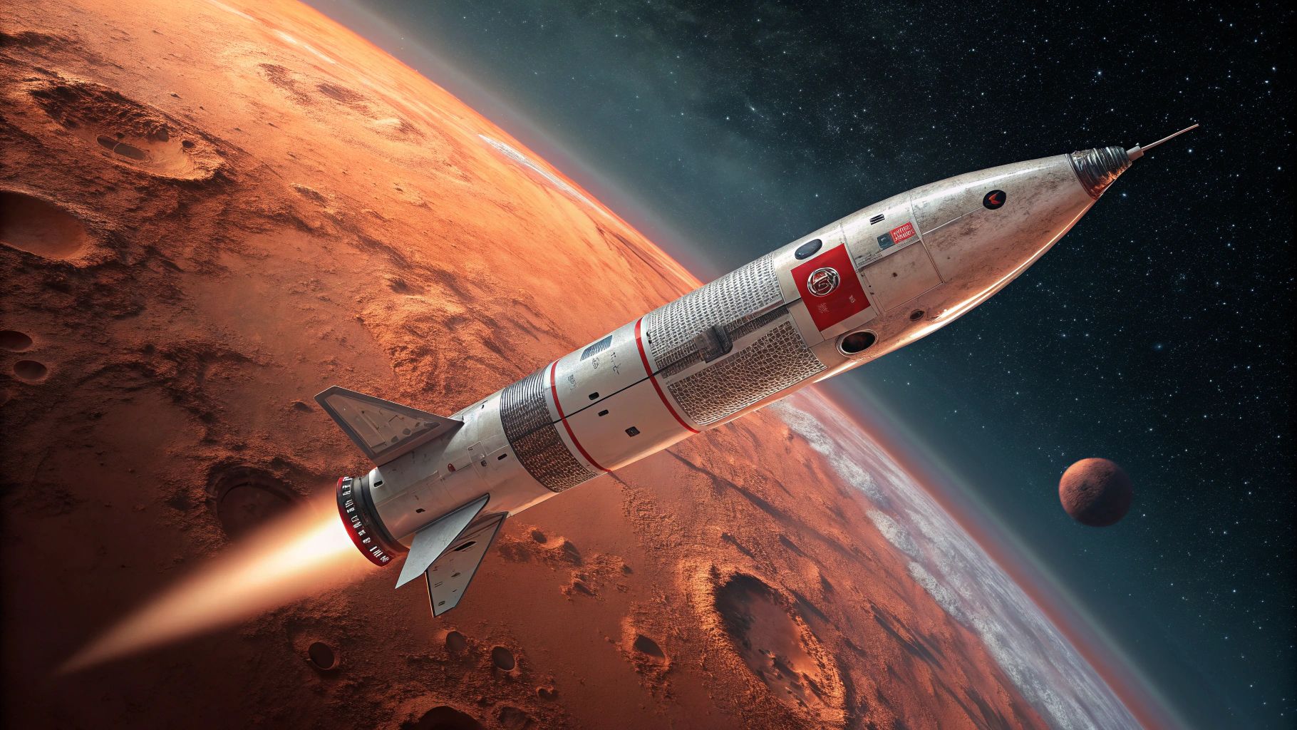 火星へ向かう未来のこんにゃくロケット
