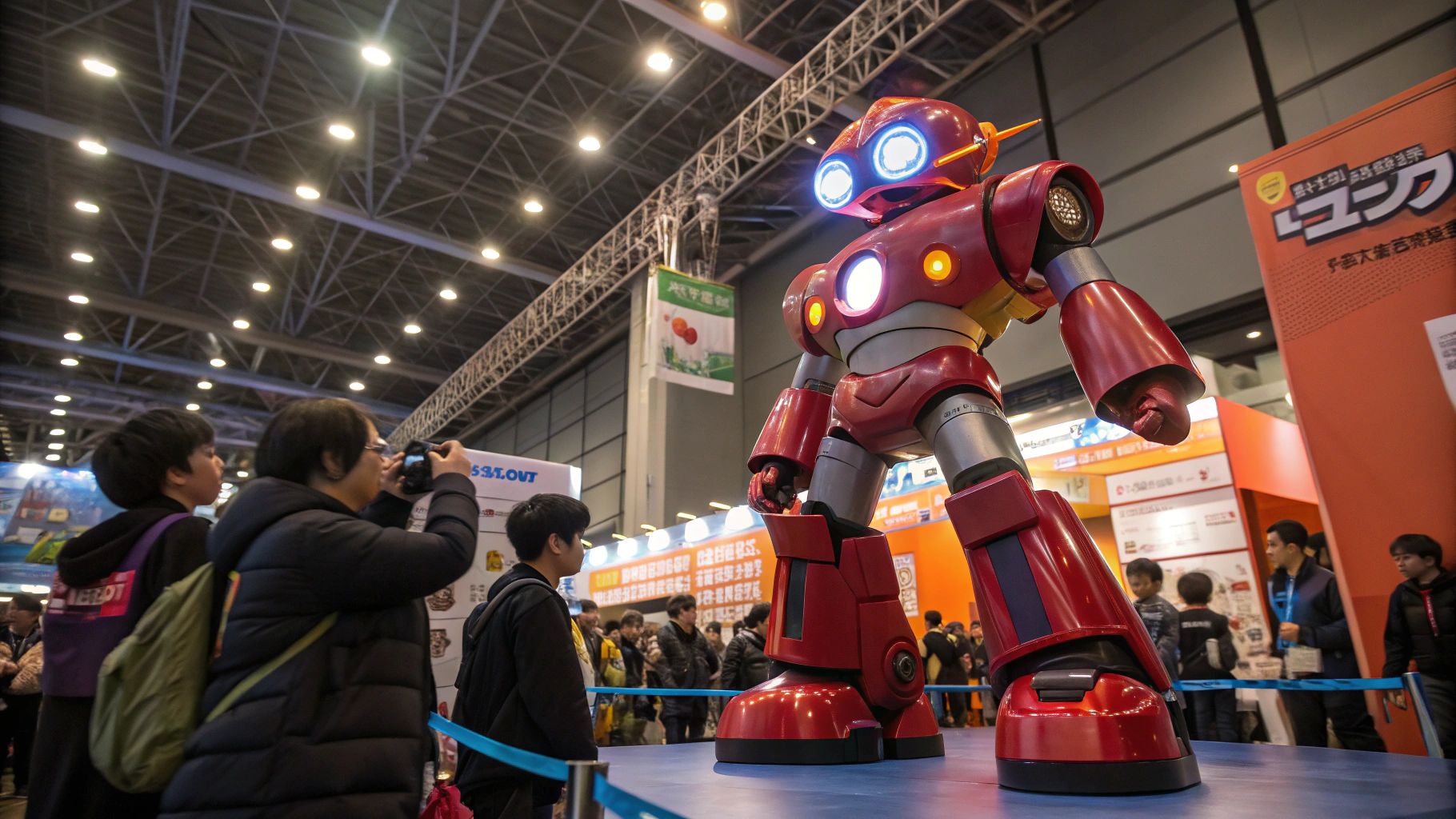 ワンダーフェス15cmロボットLED輝き