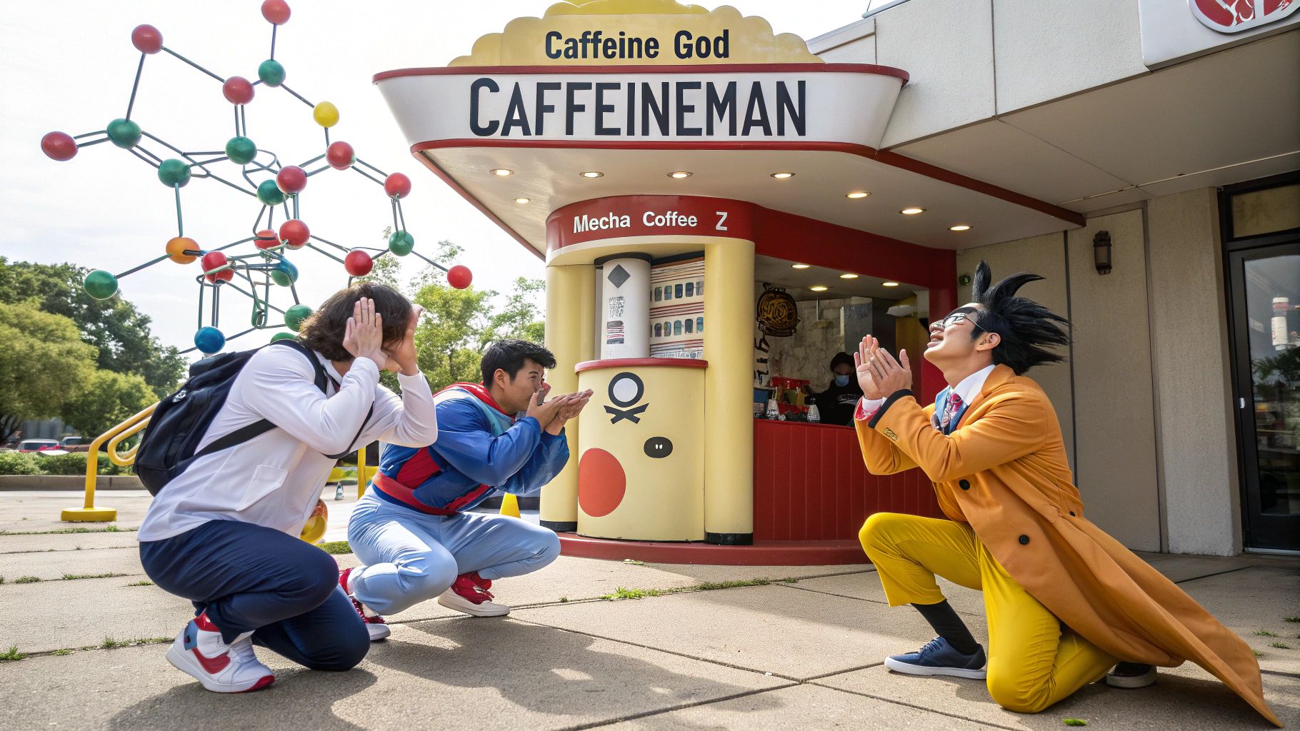 80年代風ロボ：カフェインマン×メカZ