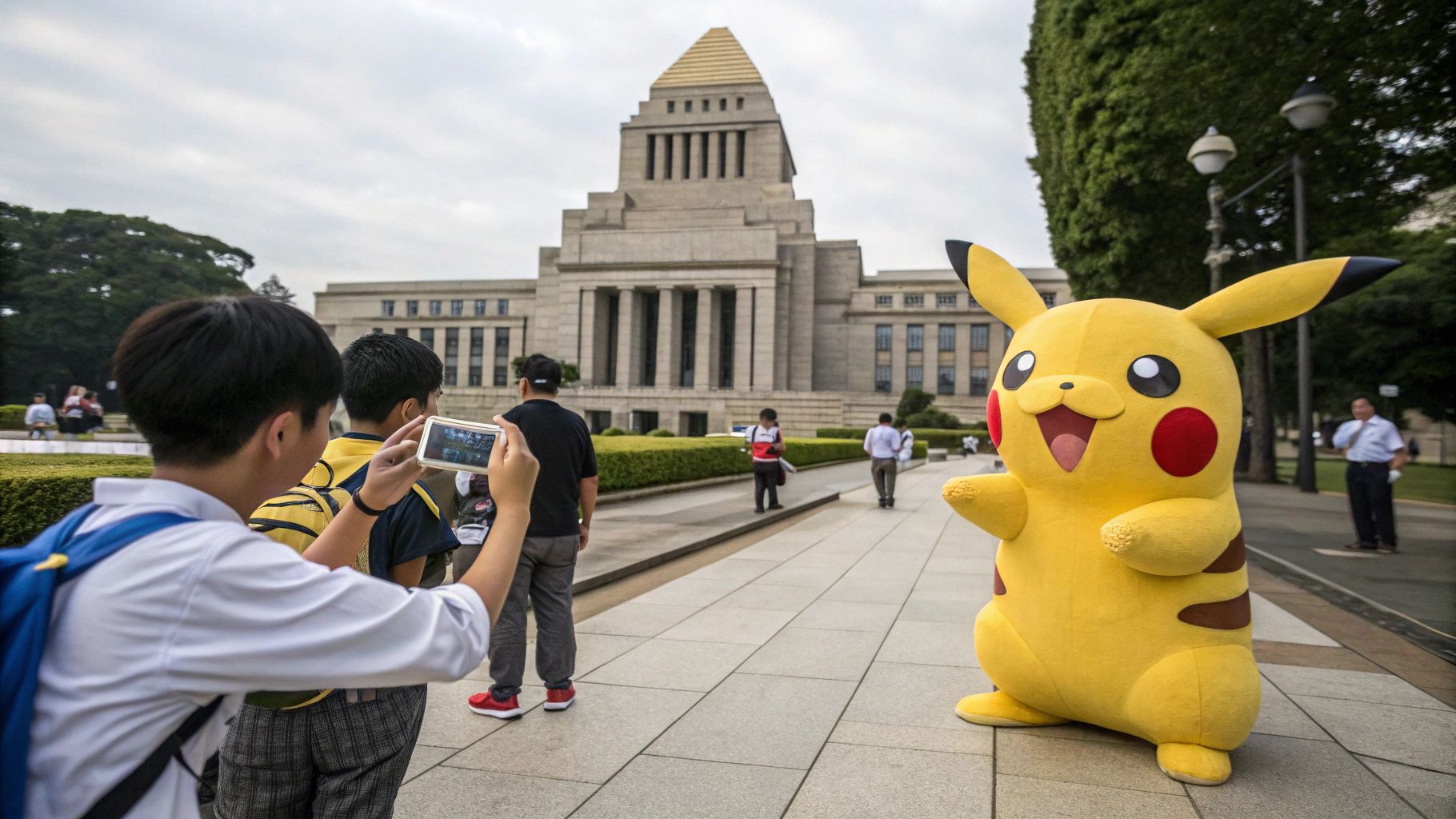 ピカチュウ国会ポケジム