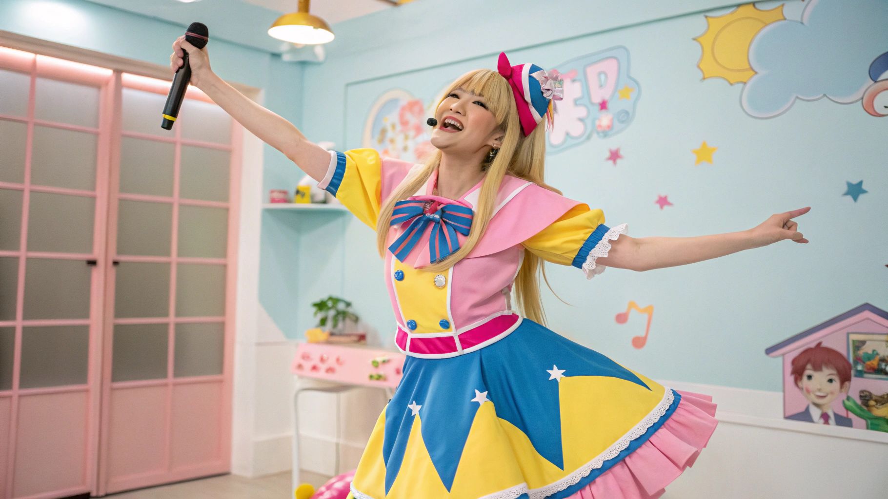 衣装着替えアニメのマリンコスプレ
