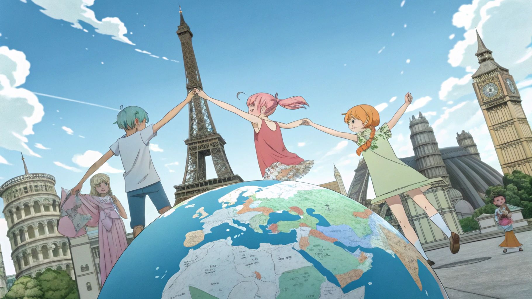 サマーポケキャラ国際平和アニメ