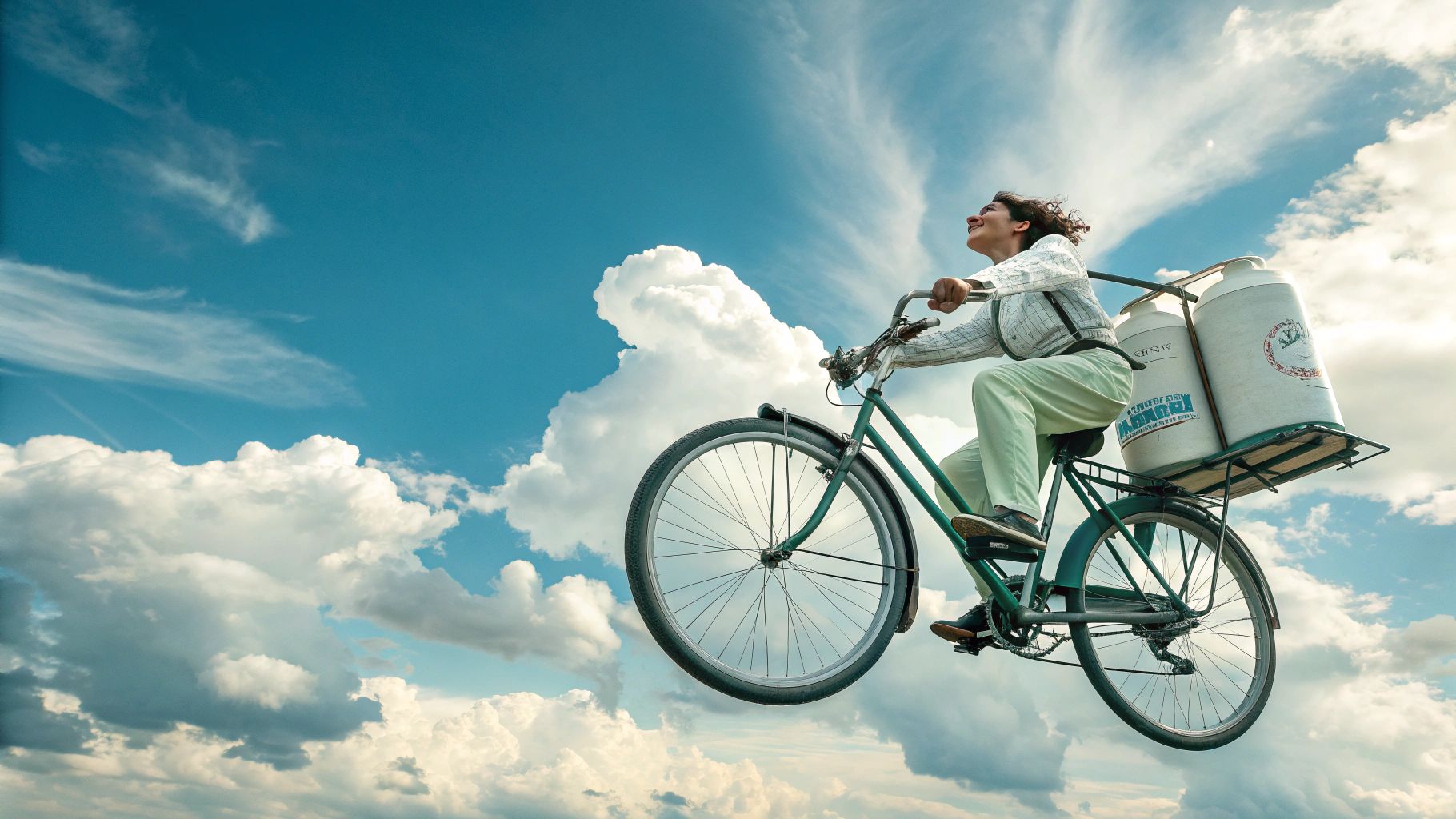 空飛ぶ自転車とヨーグルト発酵槽
