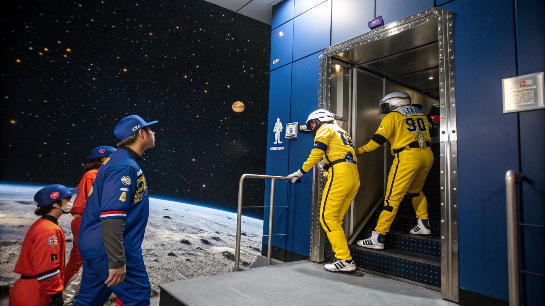 オリックス選手 宇宙月エレベーター搭乗