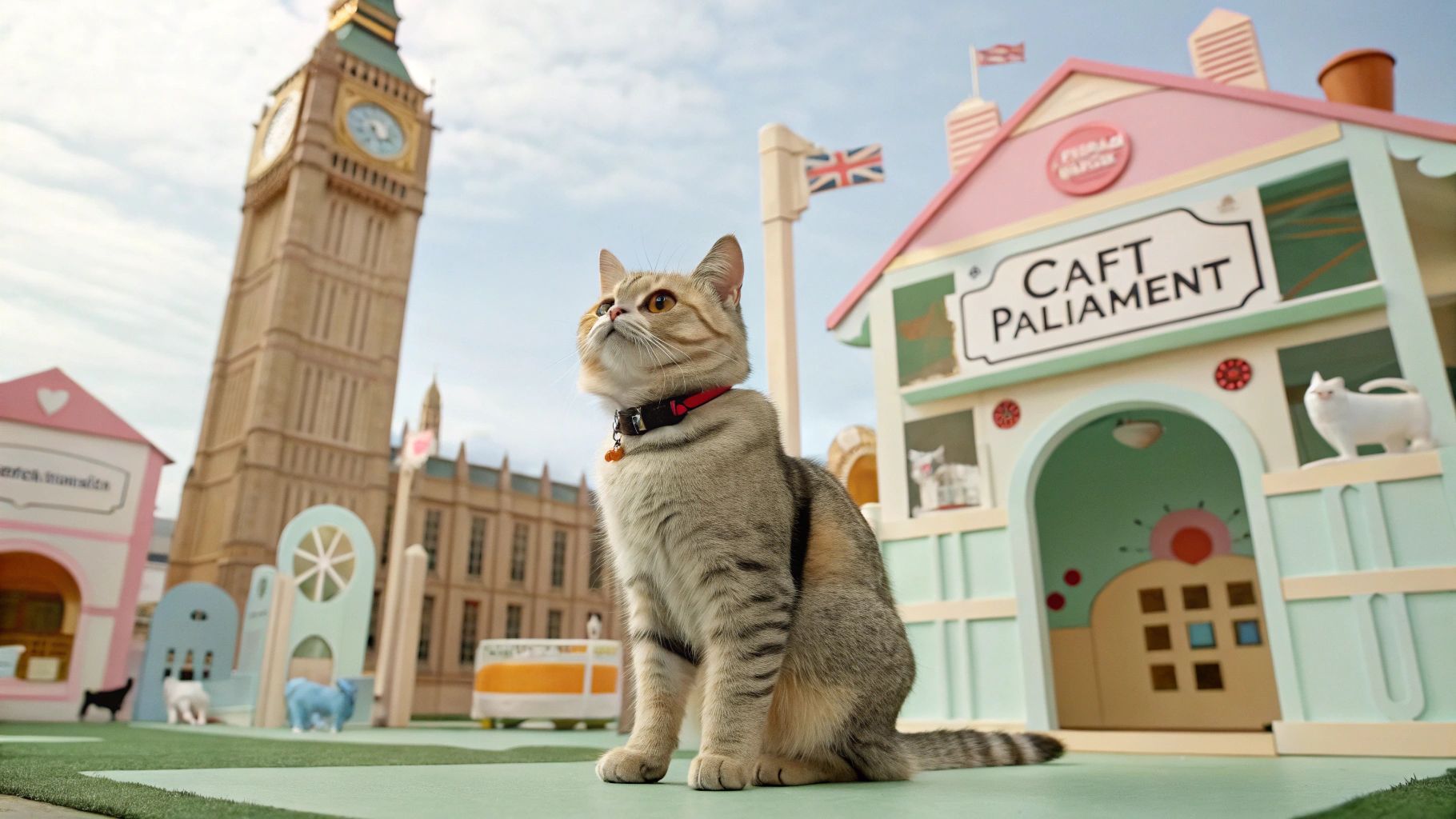 猫カフェと議会のミケランジェロ